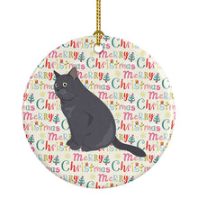 Load image into Gallery viewer, British Shorthair Cat Christmas Ceramic Ornament