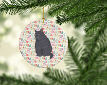 Load image into Gallery viewer, British Shorthair #2 Cat Christmas Ceramic Ornament