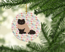 Load image into Gallery viewer, Colorpoint Persian Hymalayan #2 Cat Christmas Ceramic Ornament