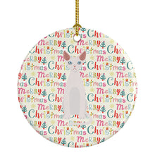 Load image into Gallery viewer, Devon Rex #2 Cat Christmas Ceramic Ornament
