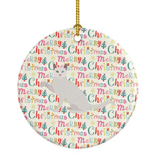 Load image into Gallery viewer, Khao Manee Cat Christmas Ceramic Ornament