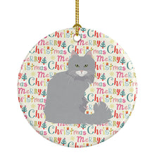 Load image into Gallery viewer, Norwegian Forest Cat Christmas Ceramic Ornament