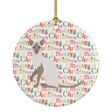 Load image into Gallery viewer, Siamese Modern Cat Christmas Ceramic Ornament