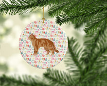 Load image into Gallery viewer, American Wirehair #2 Cat Christmas Ceramic Ornament