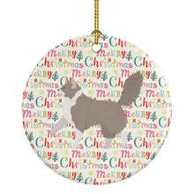 Load image into Gallery viewer, Asian Semi Longhaired Cat Christmas Ceramic Ornament