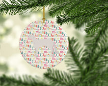 Load image into Gallery viewer, Balinese #2 Cat Christmas Ceramic Ornament