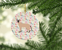 Load image into Gallery viewer, Colorpoint Shorthair #2 Cat Christmas Ceramic Ornament