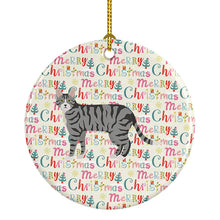 Load image into Gallery viewer, Dragon Li #1 Cat Christmas Ceramic Ornament
