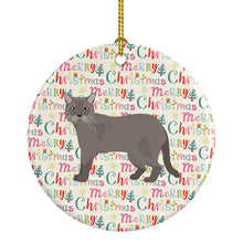 Load image into Gallery viewer, European Burmese Cat Christmas Ceramic Ornament