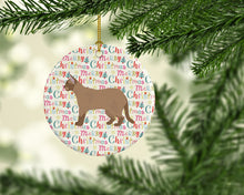Load image into Gallery viewer, European Burmese #2 Cat Christmas Ceramic Ornament