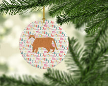 Load image into Gallery viewer, European Shorthair #1 Cat Christmas Ceramic Ornament
