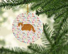 Load image into Gallery viewer, Exotic Shorthair #3 Cat Christmas Ceramic Ornament