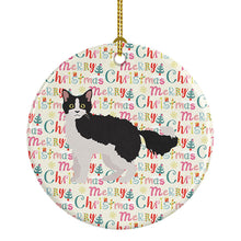 Load image into Gallery viewer, La Perm #1 Cat Christmas Ceramic Ornament