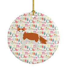 Load image into Gallery viewer, La Perm #2 Cat Christmas Ceramic Ornament