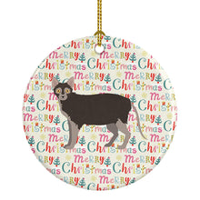 Load image into Gallery viewer, Lykoi #1 Cat Christmas Ceramic Ornament