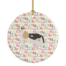 Load image into Gallery viewer, Malayan #1 Cat Christmas Ceramic Ornament