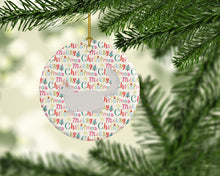Load image into Gallery viewer, Munchkin #2 Cat Christmas Ceramic Ornament