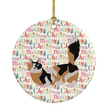 Load image into Gallery viewer, Munchkin #3 Cat Christmas Ceramic Ornament