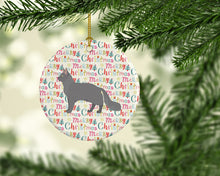 Load image into Gallery viewer, Nebelung #2 Cat Christmas Ceramic Ornament