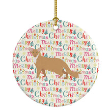 Load image into Gallery viewer, Oriental Longhair #2 Cat Christmas Ceramic Ornament