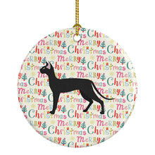 Load image into Gallery viewer, Oriental Shorthair #1 Cat Christmas Ceramic Ornament