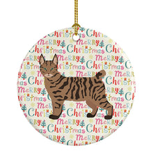 Load image into Gallery viewer, Pixie Bob #1 Cat Christmas Ceramic Ornament