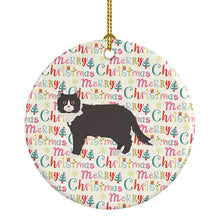 Load image into Gallery viewer, Poodle Cat #1 Cat Christmas Ceramic Ornament