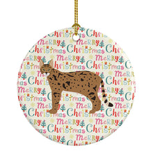 Load image into Gallery viewer, Savannah #1 Cat Christmas Ceramic Ornament