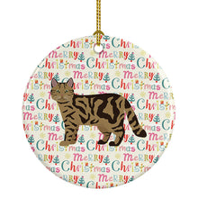 Load image into Gallery viewer, Scottish Straight #2 Cat Christmas Ceramic Ornament