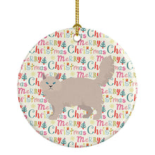 Load image into Gallery viewer, Siberian Forest #2 Cat Christmas Ceramic Ornament