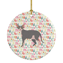 Load image into Gallery viewer, Sphynx #2 Cat Christmas Ceramic Ornament