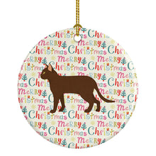 Load image into Gallery viewer, Suphalak Cat Christmas Ceramic Ornament