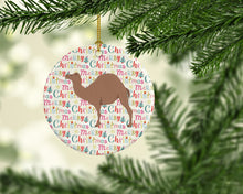 Load image into Gallery viewer, F1 Hybrid Camel Christmas Ceramic Ornament