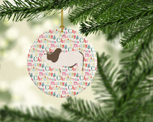 Load image into Gallery viewer, Malvi Cow Christmas Ceramic Ornament