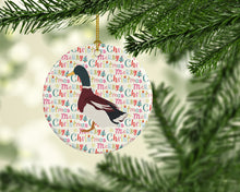 Load image into Gallery viewer, Rouen Duck Christmas Ceramic Ornament