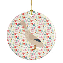 Load image into Gallery viewer, West Harlequin Duck Christmas Ceramic Ornament