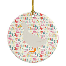 Load image into Gallery viewer, American Pekin Duck Christmas Ceramic Ornament