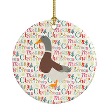 Load image into Gallery viewer, Saxony Sachsenente Duck Christmas Ceramic Ornament