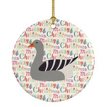 Load image into Gallery viewer, Pilgrim Goose Christmas Ceramic Ornament