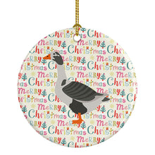 Load image into Gallery viewer, West of England Goose Christmas Ceramic Ornament