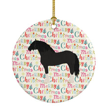 Load image into Gallery viewer, Pomeranian Rogener Goose Christmas Ceramic Ornament