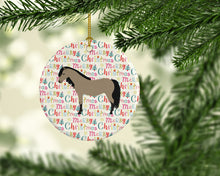 Load image into Gallery viewer, Welsh Pony Horse Christmas Ceramic Ornament
