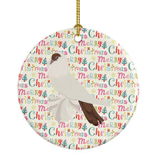 Load image into Gallery viewer, German Helmet Pigeon Christmas Ceramic Ornament