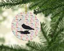 Load image into Gallery viewer, Saxon Fairy Swallow Pigeon Christmas Ceramic Ornament