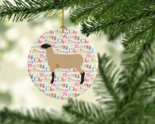 Load image into Gallery viewer, Hampshire Down Sheep Christmas Ceramic Ornament