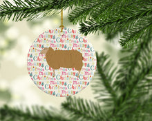 Load image into Gallery viewer, East Friesian Sheep Christmas Ceramic Ornament
