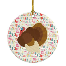 Load image into Gallery viewer, French Turkey Dindon Christmas Ceramic Ornament