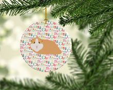 Load image into Gallery viewer, American Guinea Pig Christmas Ceramic Ornament