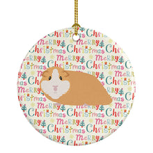 Load image into Gallery viewer, American Guinea Pig Christmas Ceramic Ornament