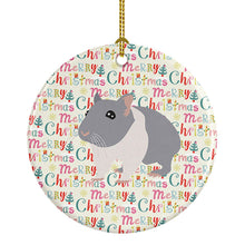 Load image into Gallery viewer, South African Hamster Christmas Ceramic Ornament